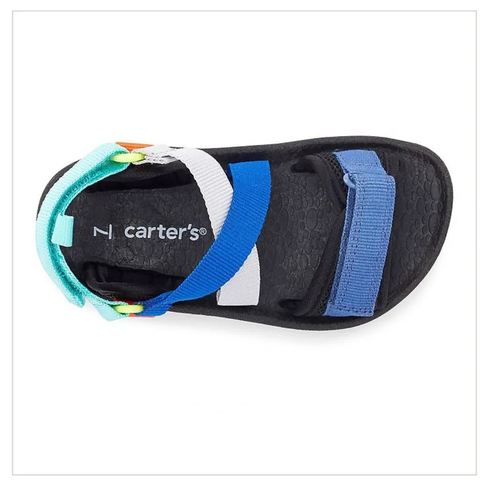 NWT Carter's Boys Delray‎ Sandals Machine Washable Summer Beach Vacation Swim